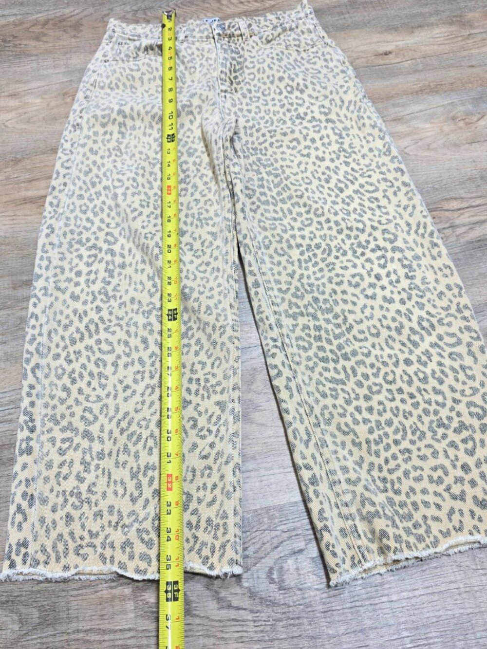 LE JEAN Nomad Leopard Ankle Jeans100% Cotton Size 26 - Picture 9 of 10